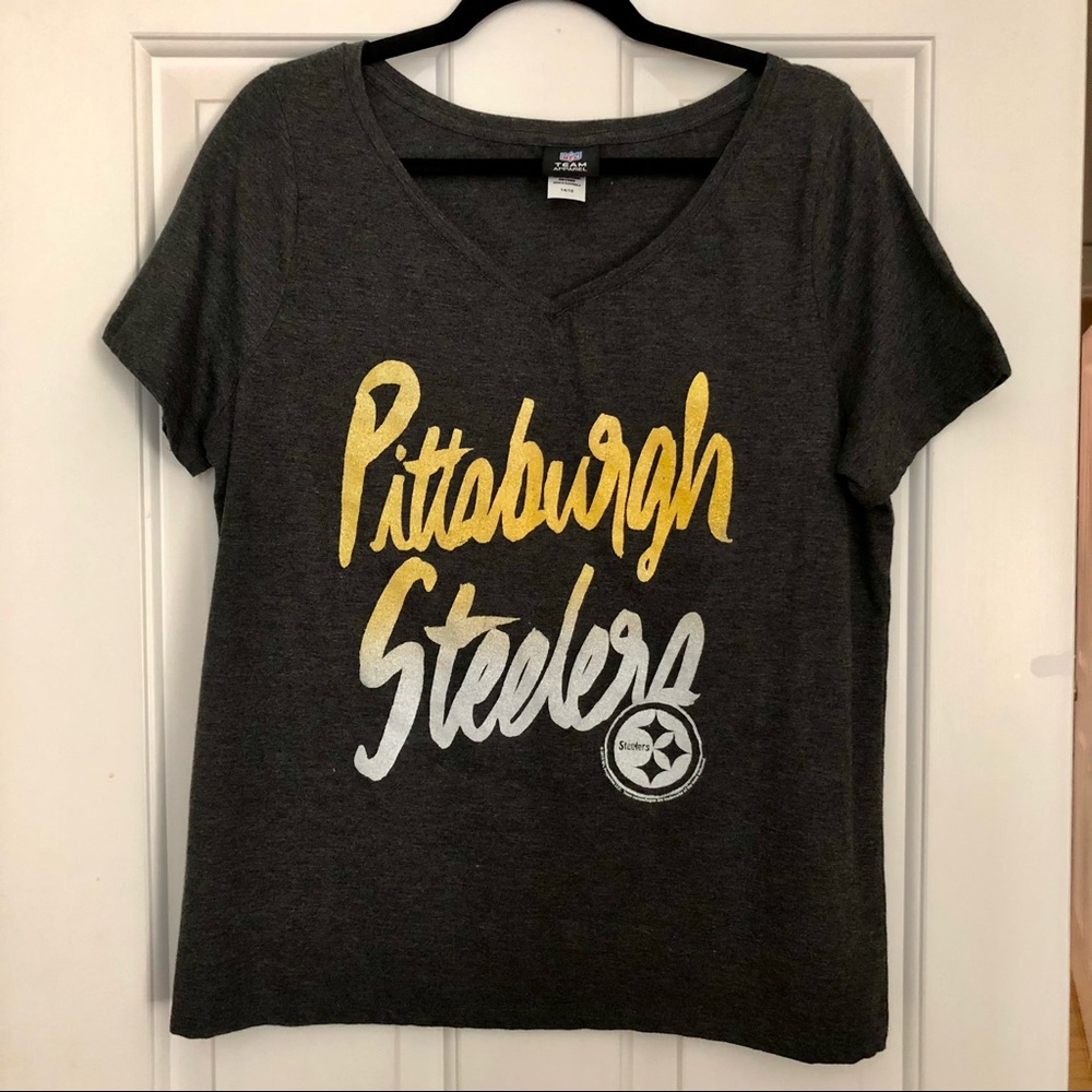 NFL Lane Bryant Women’s Plus Size Pittsburgh Steelers Shirt 14/16 1X NWOT